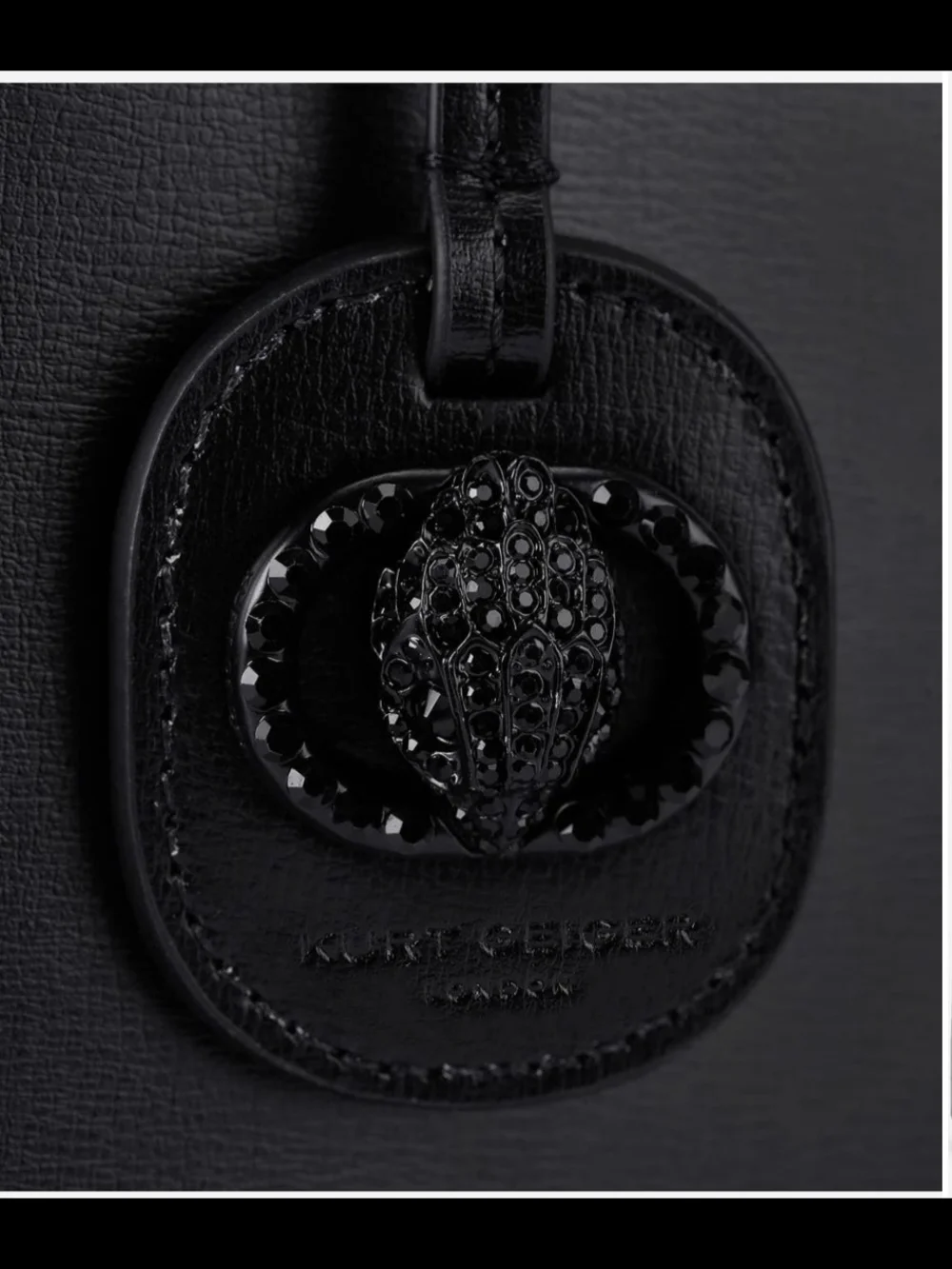 Kurt Geiger Black Leather Tote Bag for Men - Picture 5 of 9